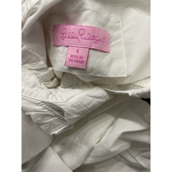 Lilly Pulitzer Ruffle Button Down Long Sleeve - Picture 3 of 4